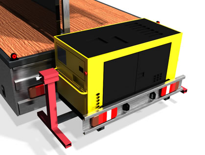 generator attached to trailer